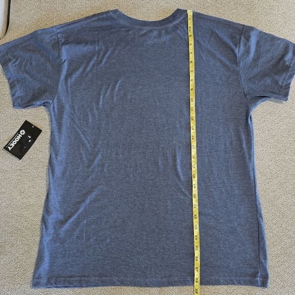 Hooey Heather Blue Crew Neck Short Sleeve T-Shirt - Size Large - Picture 9 of 9